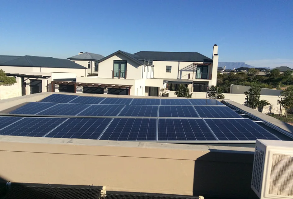 Residential renewable energy system in Melkbosstrand